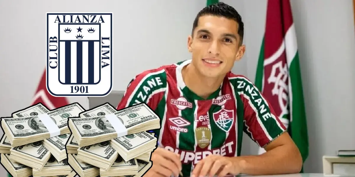 Desde Fluminense, el dineral que ganaría Alianza Lima por vender al 100% a Kevin Serna