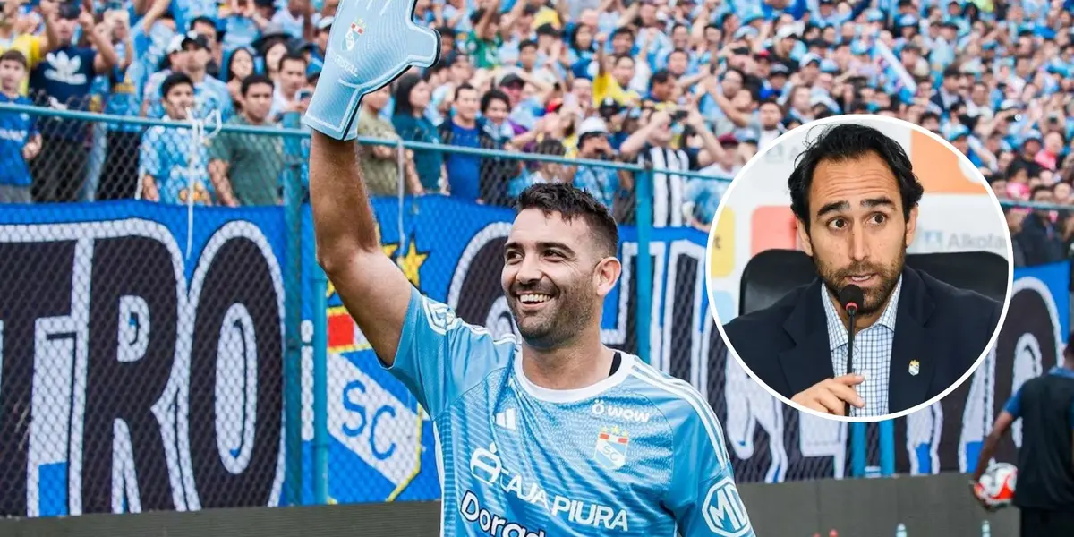 Martín Cauteruccio - Joel Raffo (Foto: Club Sporting Cristal)