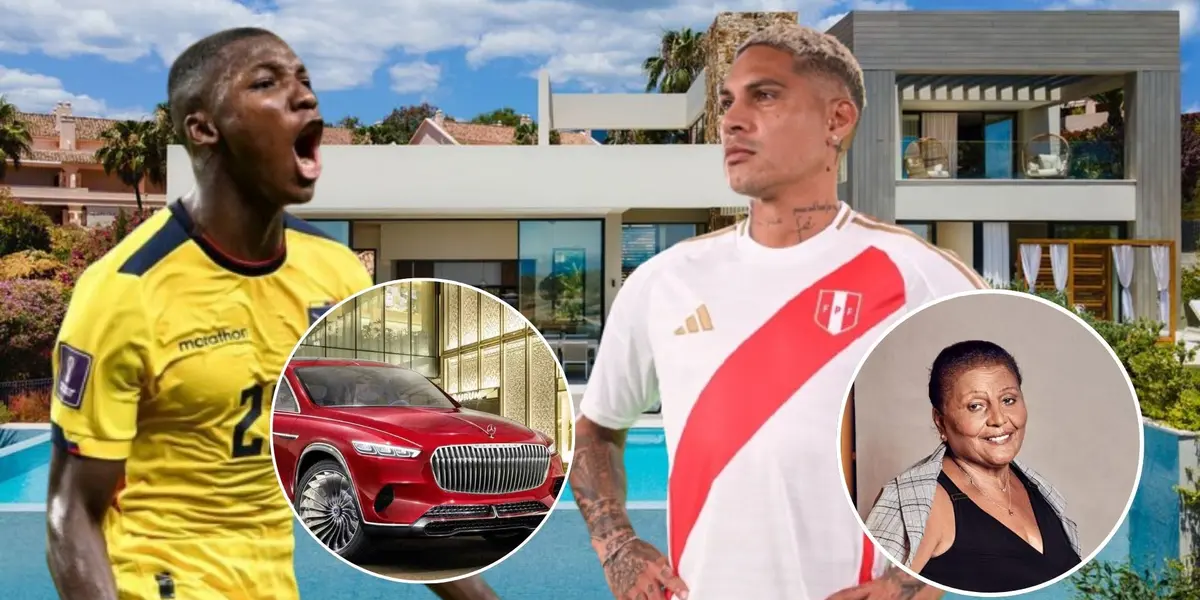 Moisés Caicedo - Paolo Guerrero (Foto: La Tri - La Bicolor)