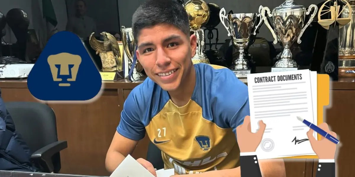 Ni 10 partidos con Pumas y el gigante que acaba de fichar a Piero Quispe 