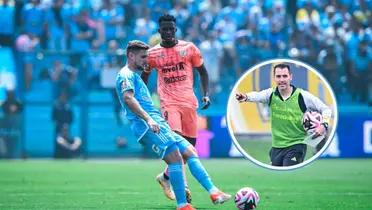 Nicolás Pasquini - Guillermo Farré (Foto: Club Sporting Cristal)