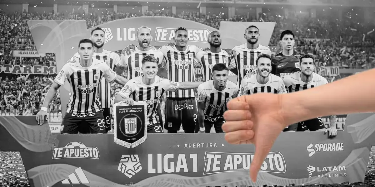 No puede seguir en el 11 de Alianza Lima (Fuente: Liga 1)