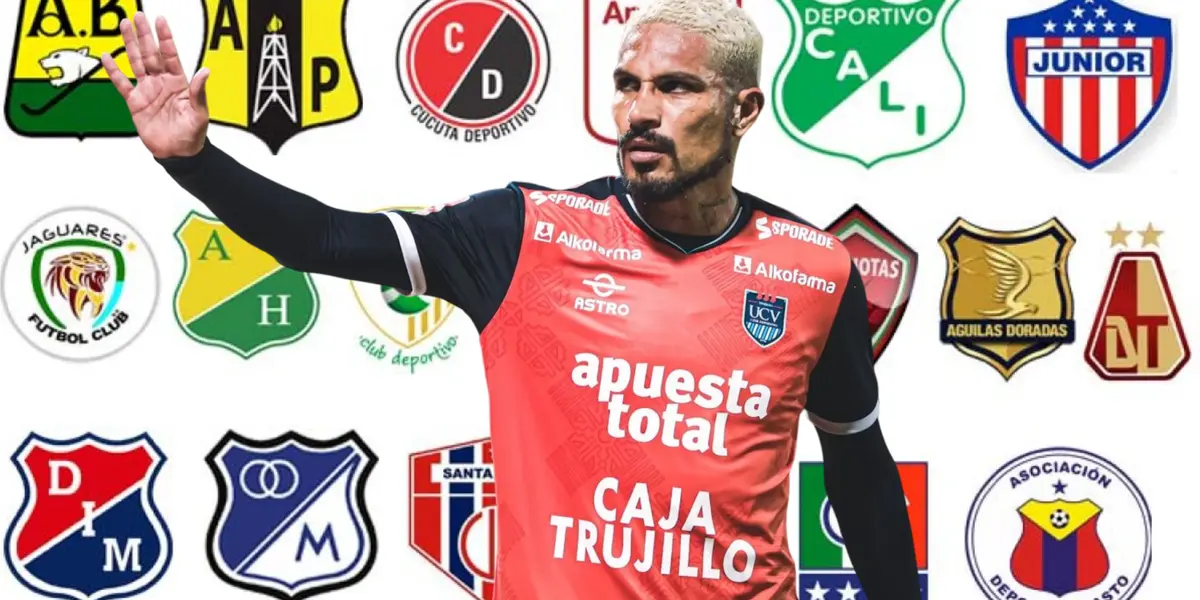 No es Alianza Lima, el club colombiano que ficharía a Paolo Guerrero si deja César Vallejo