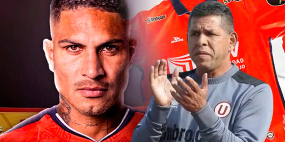 Paolo Guerrero, al lado José Luis Carranza. (FOTO: Panamericana TV)