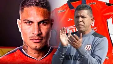 Paolo Guerrero, al lado José Luis Carranza. (FOTO: Panamericana TV)