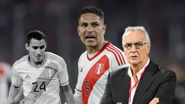 Paolo Guerrero, Álex Valera y Jorge Fossati (Foto: Infobae)