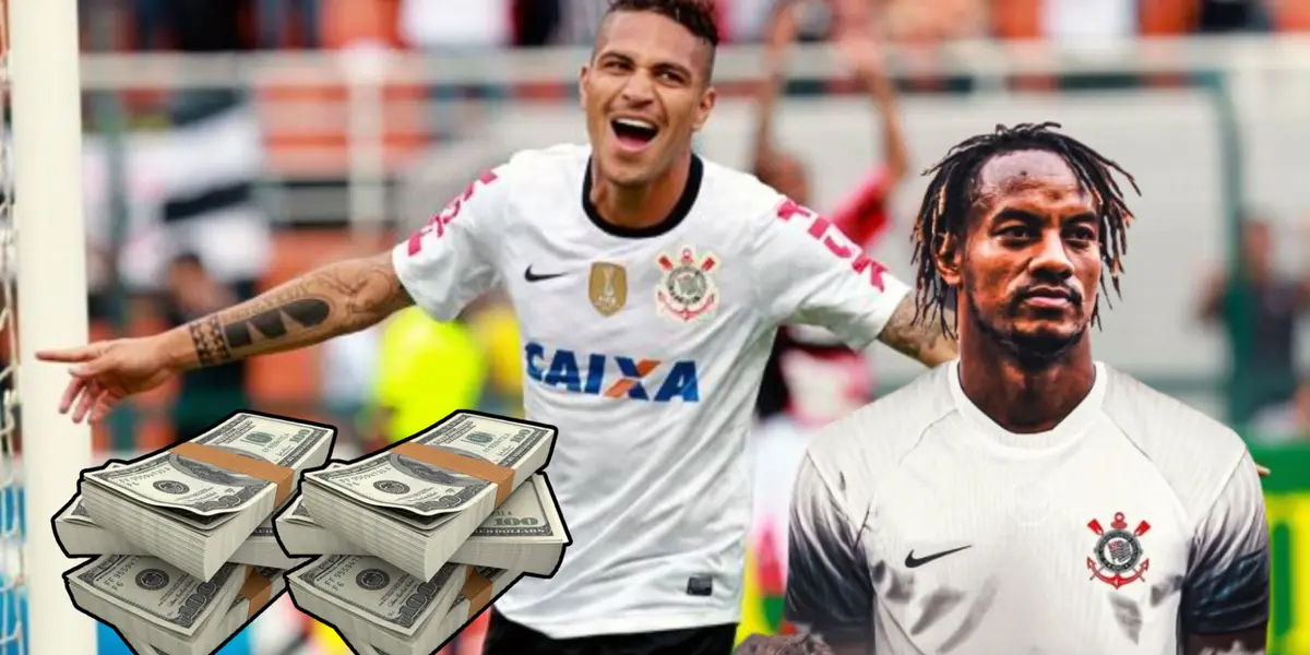 Mientras Paolo Guerrero cobraba $360 mil en Corinthians, el salario que tendría André Carrillo