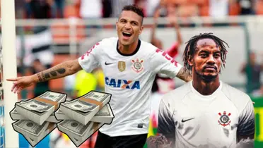 Paolo Guerrero - André Carrillo (Foto: Corinthians)