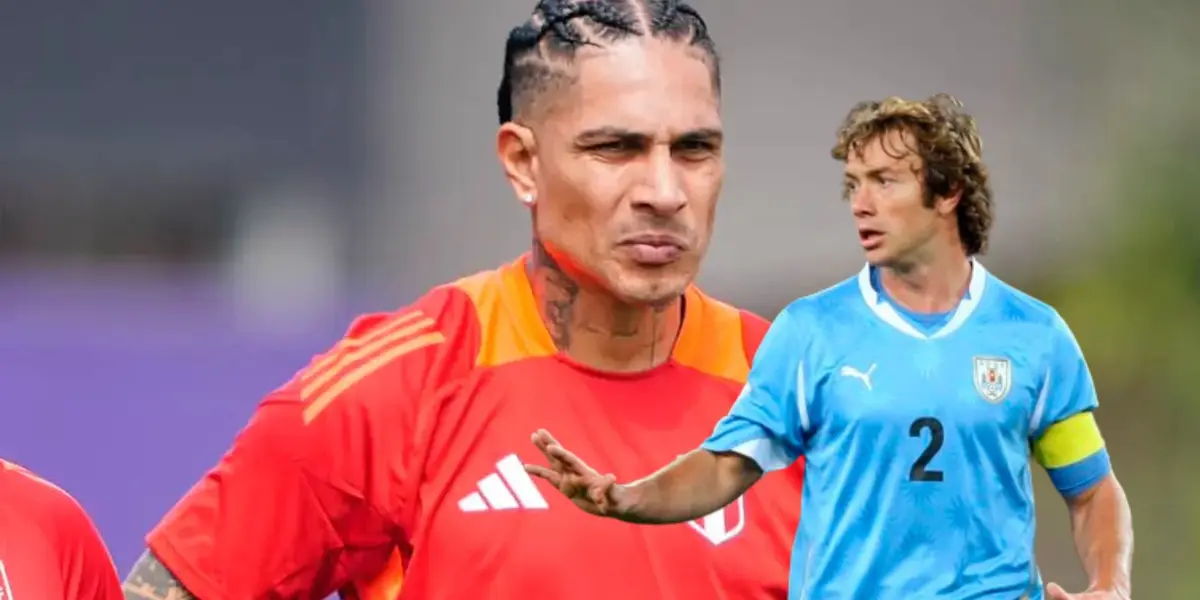 Paolo Guerrero - Diego Lugano (Foto: Tercer Milenio TV Perú)