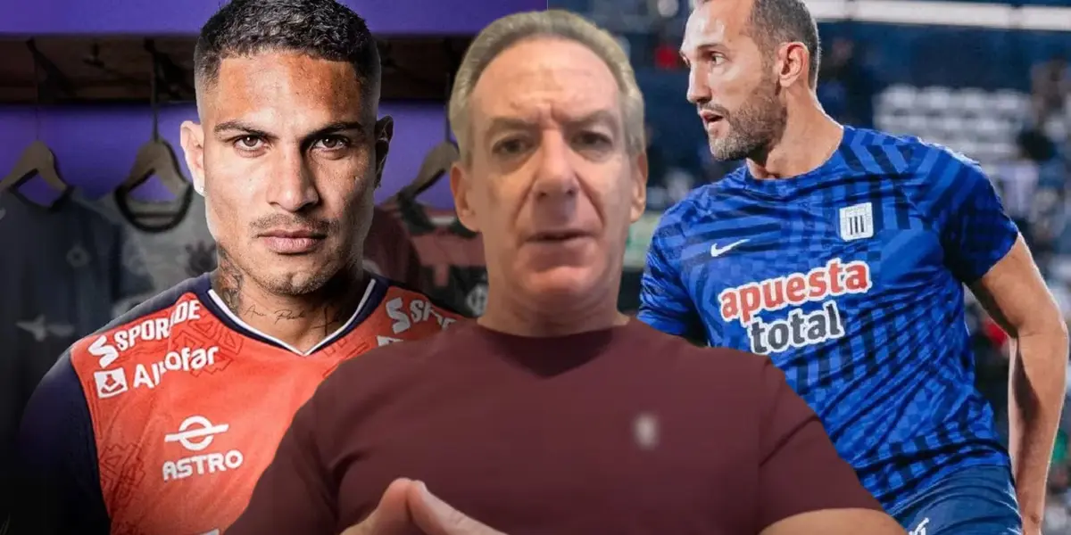 Paolo Guerrero - Hernán Barcos - Eddie Fleischman (Foto: Infobae)