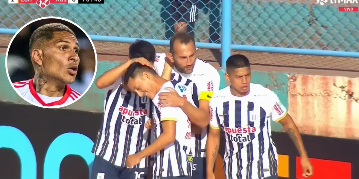 Paolo Guerrero - Hernán Barcos (Foto: Captura) 