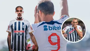 Paolo Guerrero - Hernán Barcos (Foto: Club Alianza Lima)