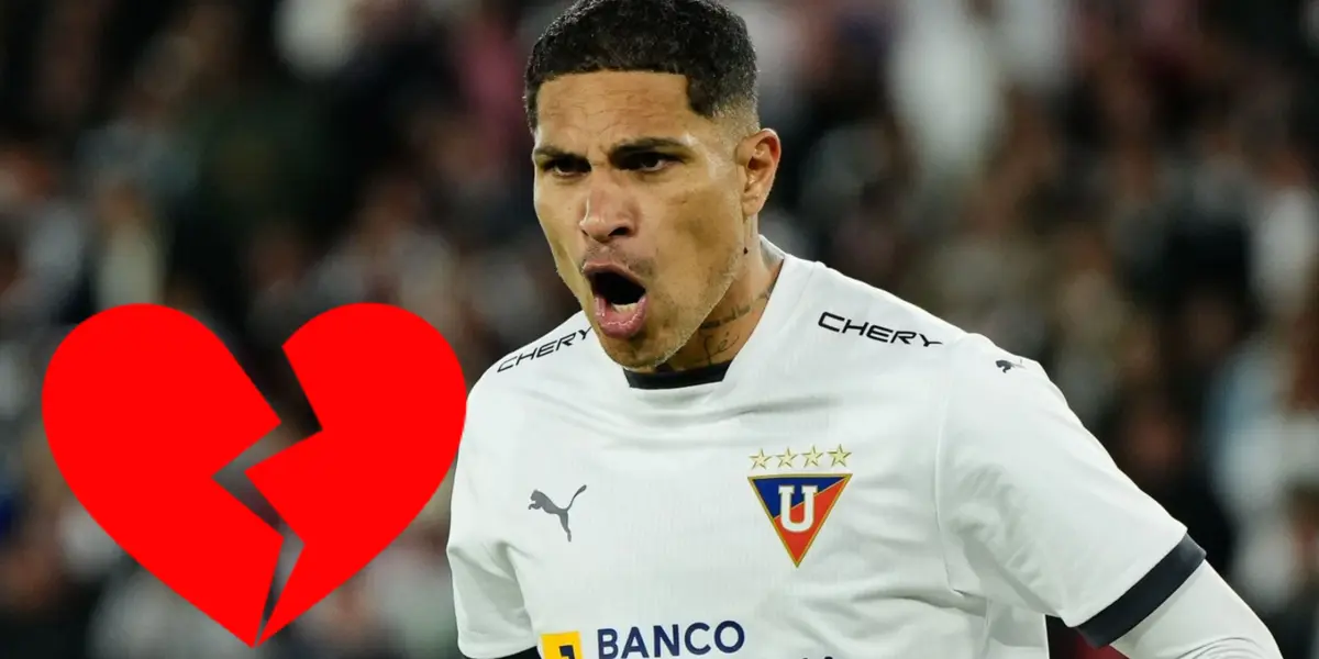 Paolo Guerrero no seguiría jugando en el cuadro de LDU