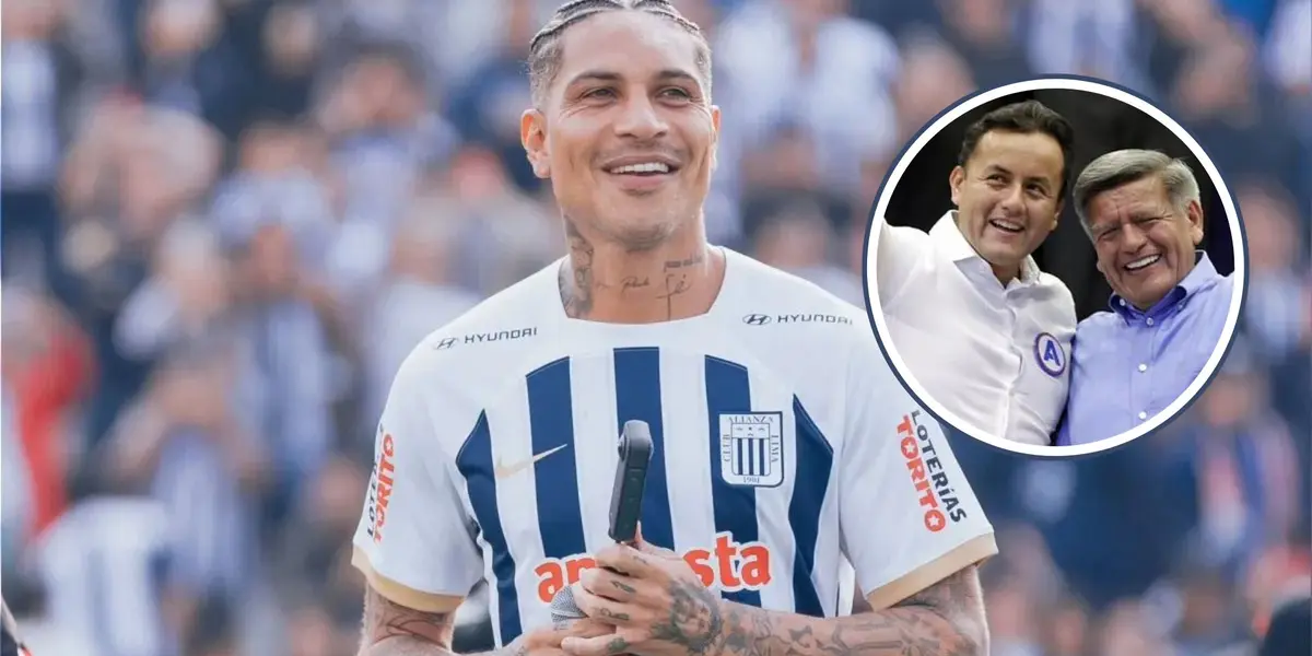 Paolo Guerrero - Richard Acuña - César Acuña (Foto: Club Alianza Lima)