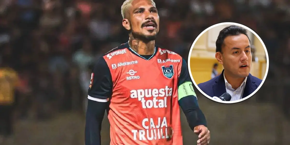 Paolo Guerrero - Richard Acuña (Foto: Club UCV)