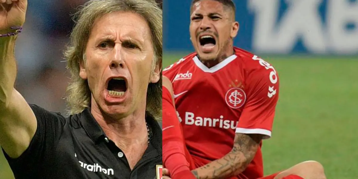 Paolo Guerrero se lesionó por 6 meses y por primera vez Ricardo Gareca habló sobre lo que pasará con la carrera del Depredador