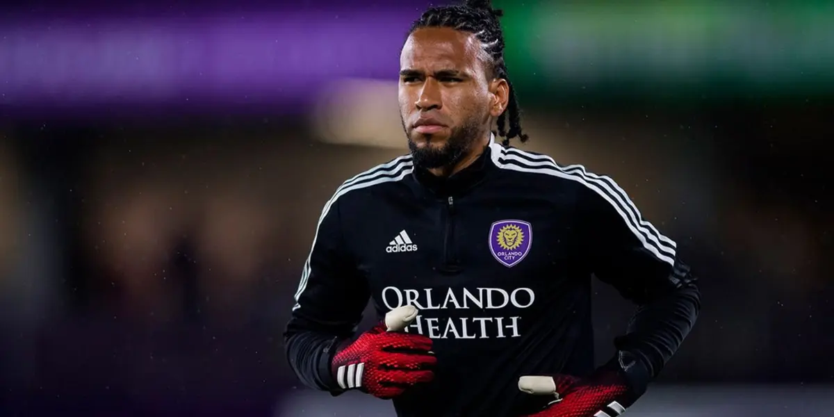 Pedro Gallese jugando con el buzo de Orlando City de USA. (Foto: Infobae)