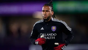 Pedro Gallese jugando con el buzo de Orlando City de USA. (Foto: Infobae)