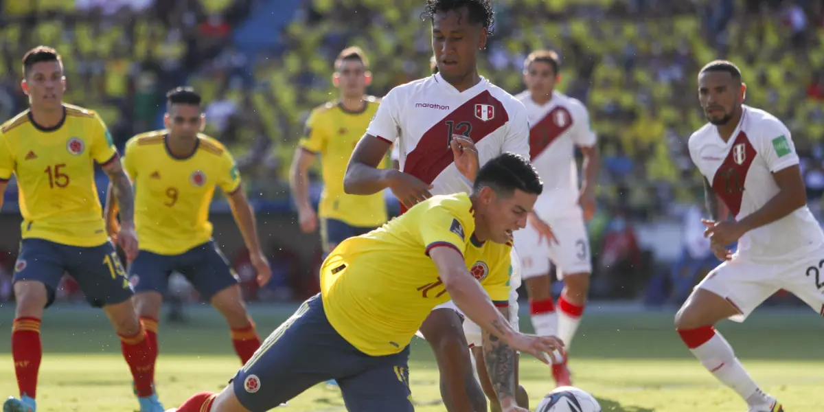 Perú vs Colombia (Foto: AFP) 