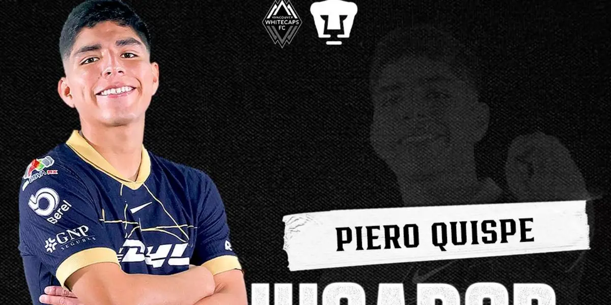 Piero Quispe (Foto: Pumas MX)