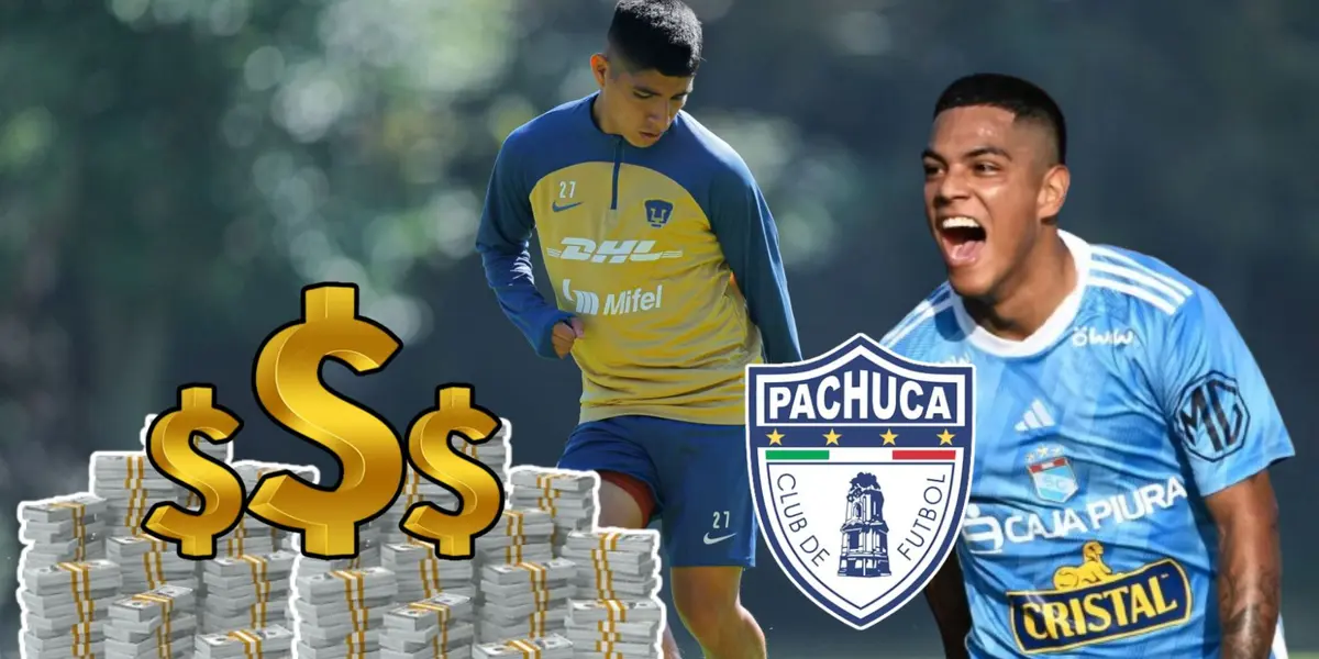 Mientras Quispe ganaría $25 mil en Pumas, el salario que le esperaría a Grimaldo en Pachuca