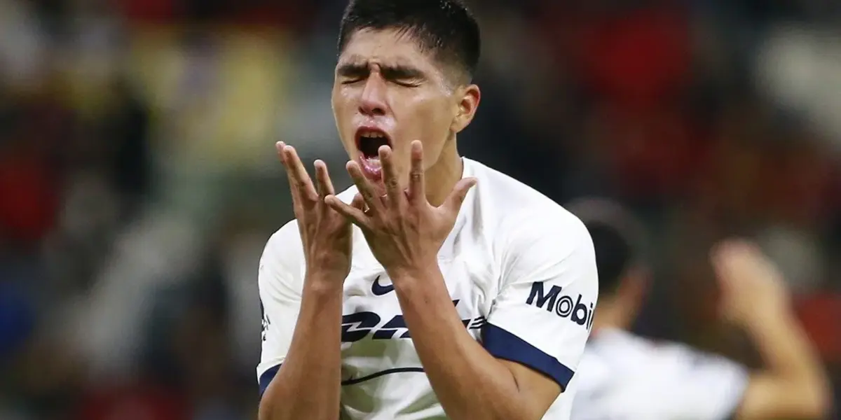 Piero Quispe tiene nuevos problemas en Pumas por no encontrar lugar