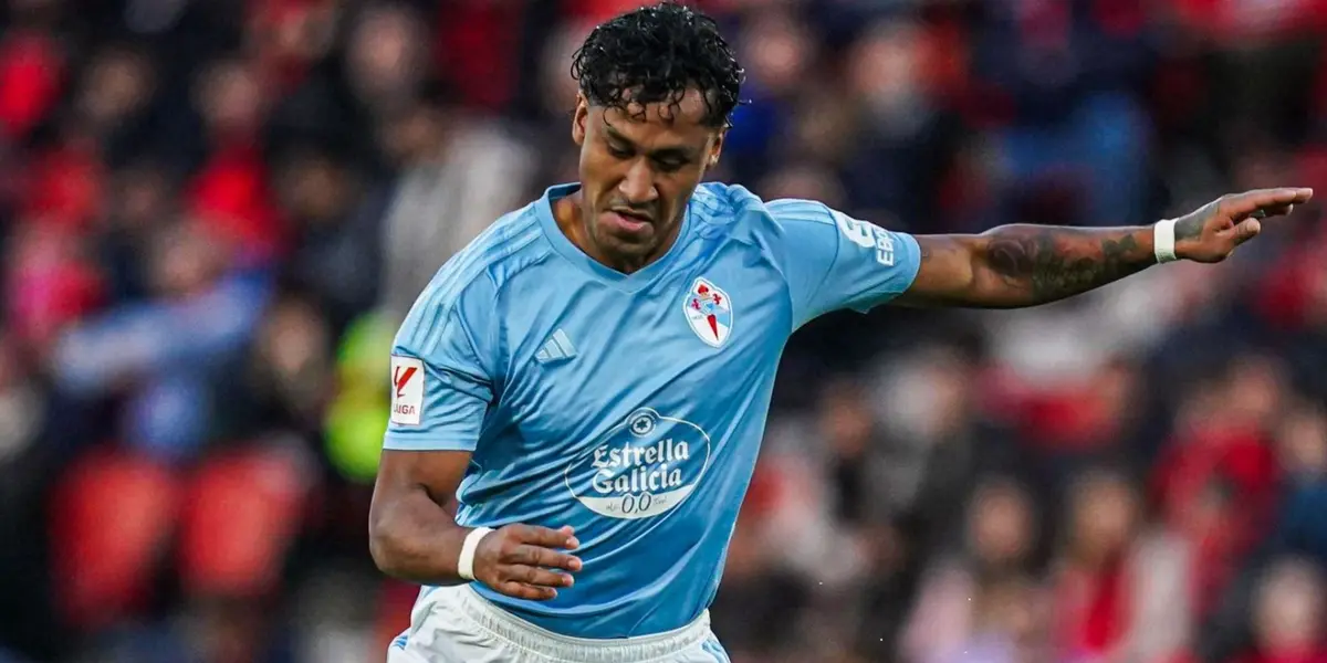 Renato Tapia con la camiseta del Celta de Vigo de España. (Foto: Andina)