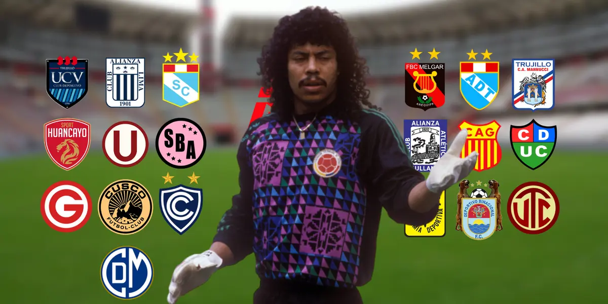 René Higuita (Foto: Infobae) 