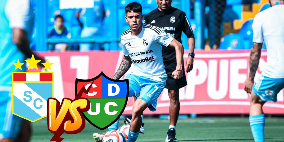 Santiago González calentando en la previa del duelo entre Sporting Cristal vs Unión Comercio