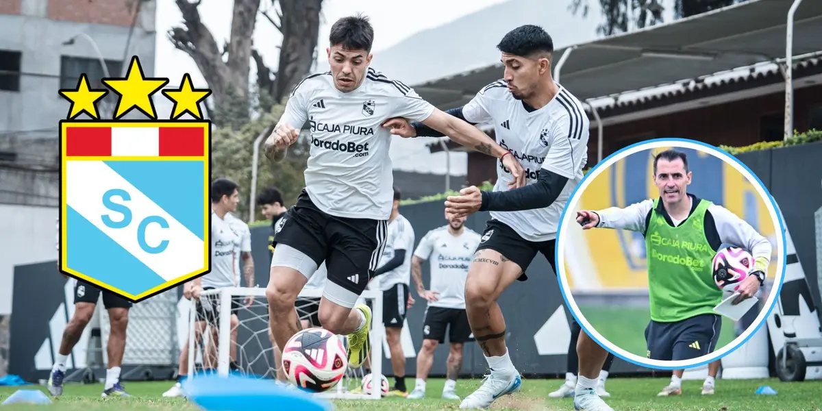 Santiago González - Luis Iberico - Guillermo Farré (Foto: Club Sporting Cristal)