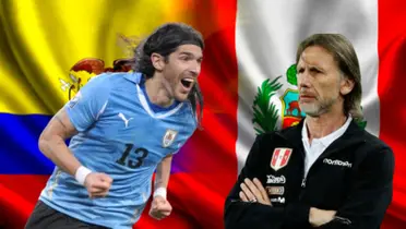 Sebastián Abreu en Uruguay y Ricardo Gareca en Perú (Foto: Andina - Telegrafo - Confirmado.net)