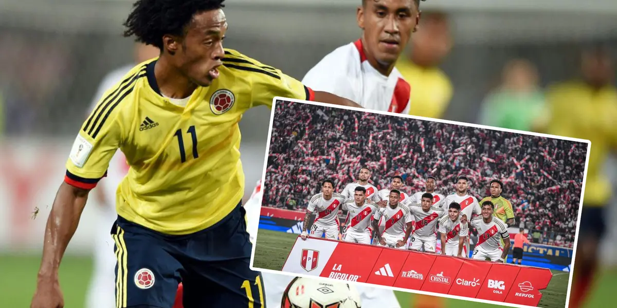 Selección Peruana - Juan Cuadrado - Renato Tapia (Foto: AFP) 