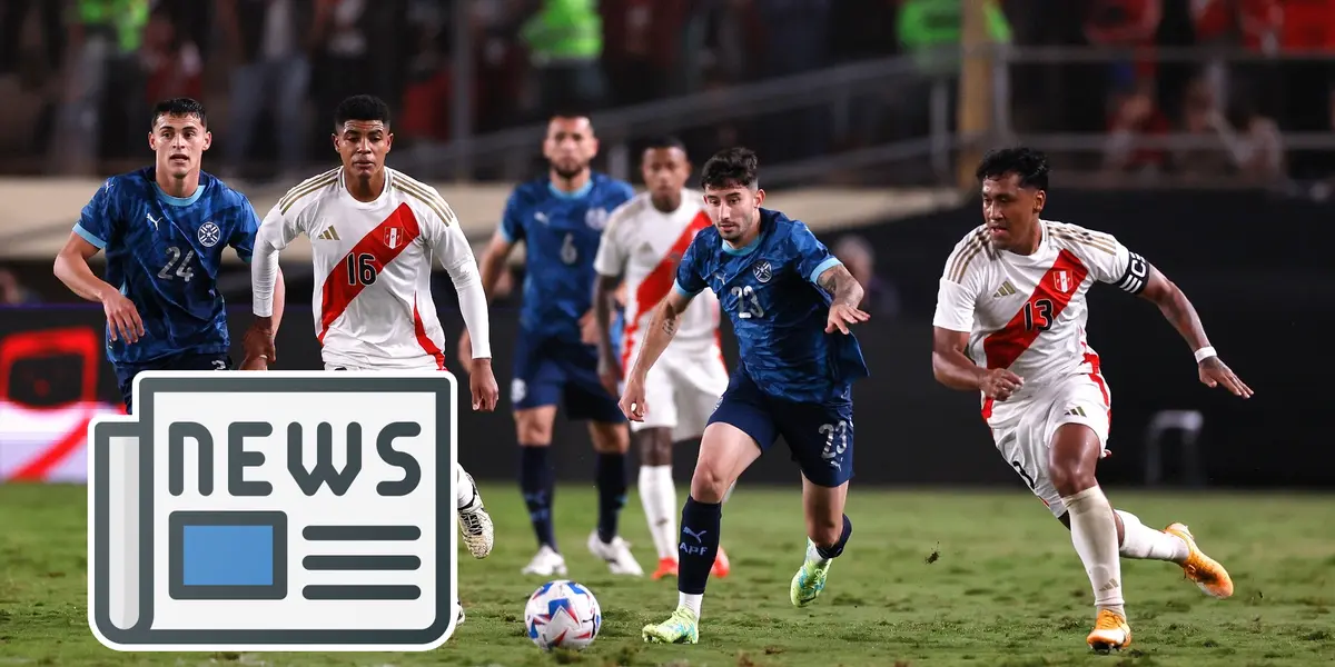 Selección Peruana jugando contra Paraguay (Foto: Selección de Paraguay)