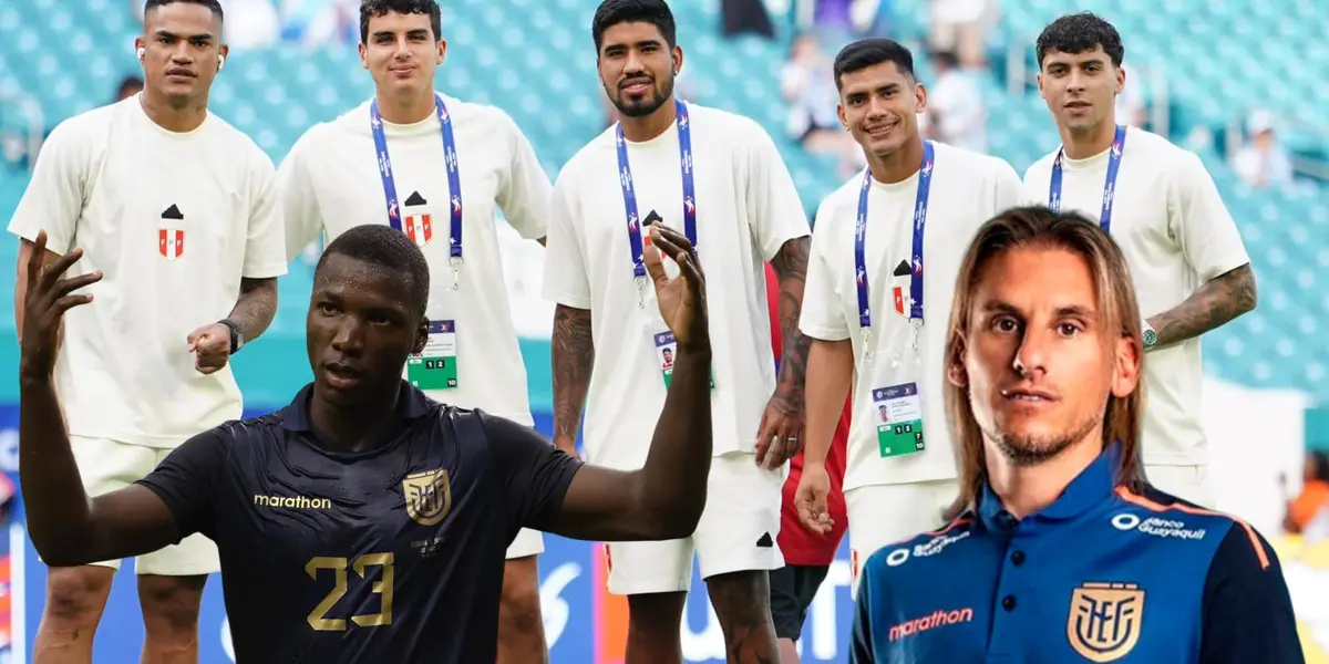 Selección Peruana - Moisés Caicedo - Sebastián Beccacece (Foto: FPF) 