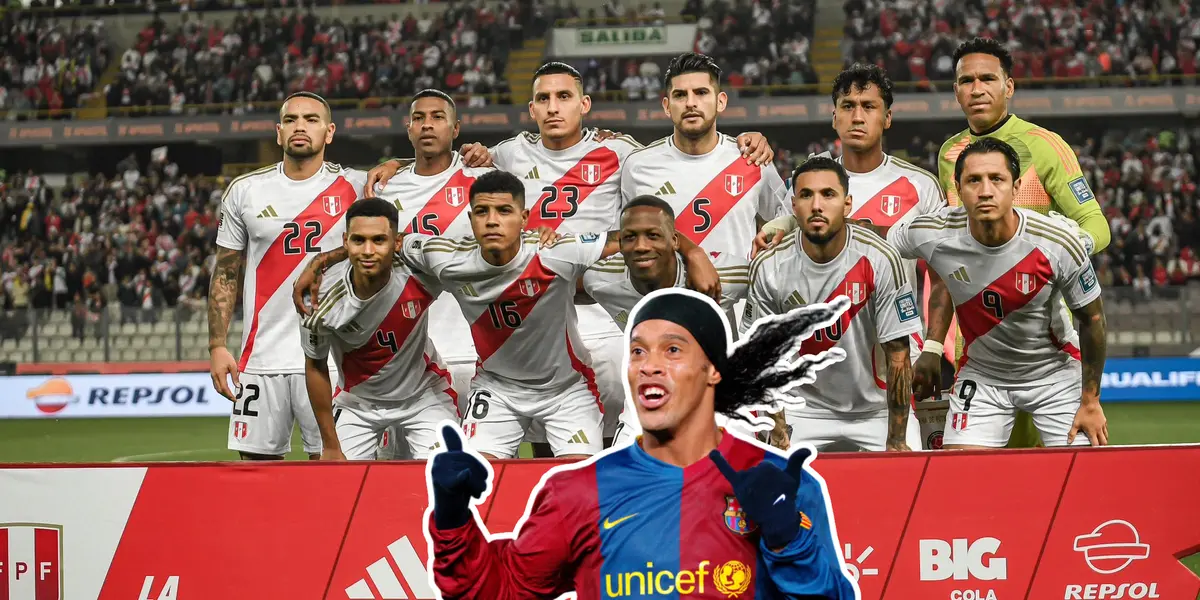 Selección Peruana - Ronaldinho (Foto: FPF) 