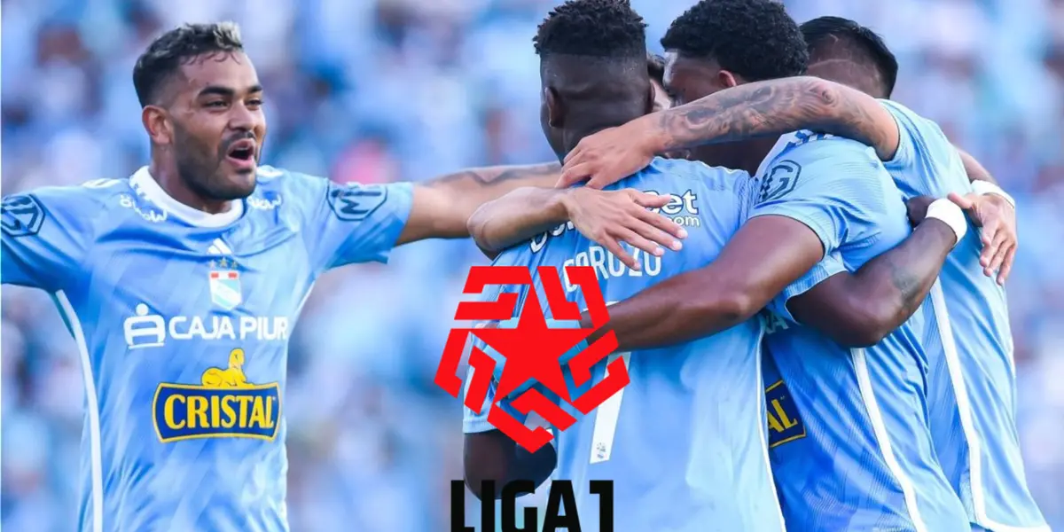 Sporting Cristal celebrando en la temporada 2023 de la Liga 1. FOTO: RPP