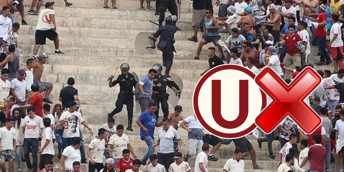 (VIDEO) En plena entrevista en vivo, hinchas de Universitario se pelearon