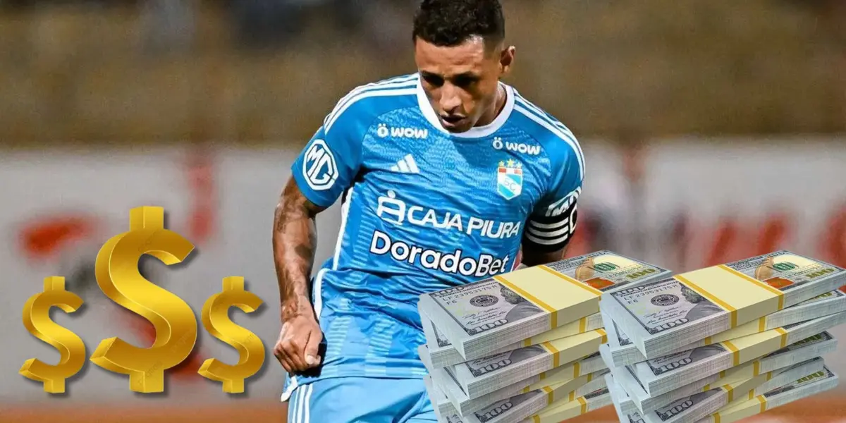 Yoshimar Yotún vistiendo la camiseta de Sporting Cristal